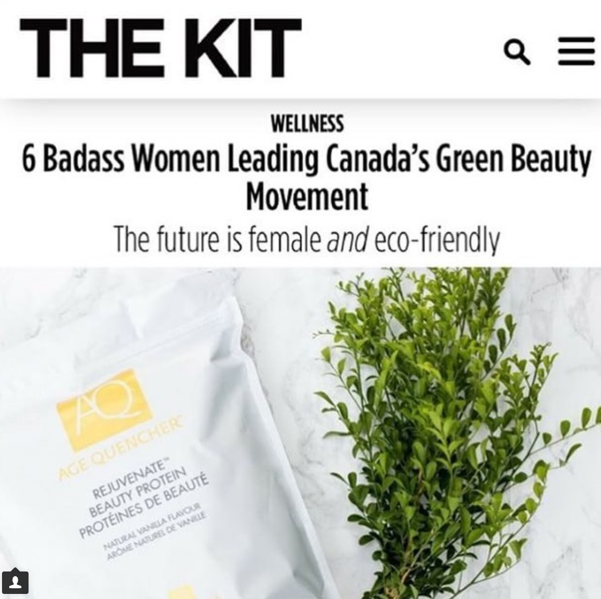 6 Badass Women Leading Canada's Green Beauty Movement Age Quencher USA