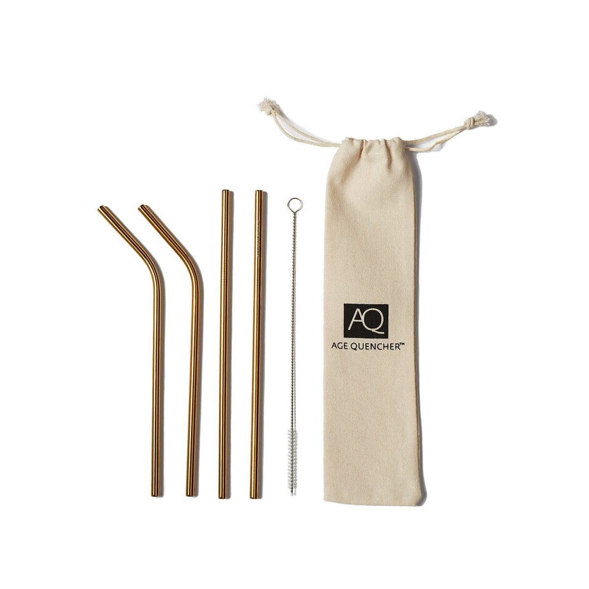 Gold-Stainless 4 pack with bag Age Quencher USA